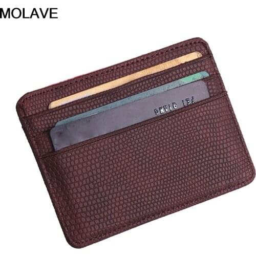 Molave Wallet Fashion Women Lichee Pattern Bank Card Package Coin Bag Card Holder Card Package Certificate Purse cartera hombre