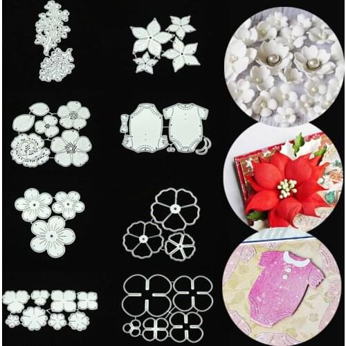 Flower Leaves Metal Cutting Dies For DIY Scrapbooking Photo Album Card Making Decorative Embossing Craft