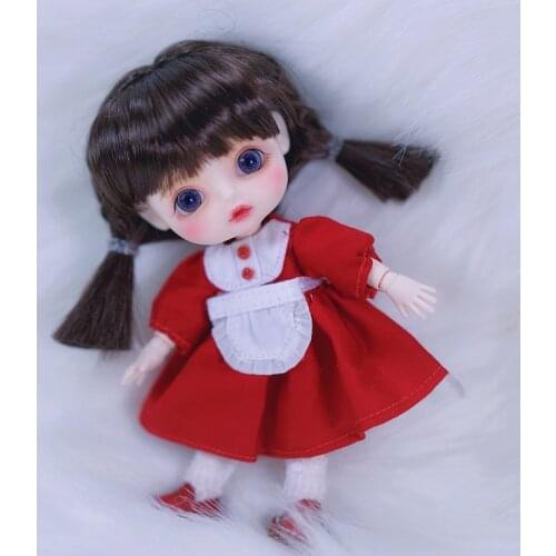Cute OB11 doll head 1/8bjd head obitsu11 makeup doll head and BJD doll body YMY boby