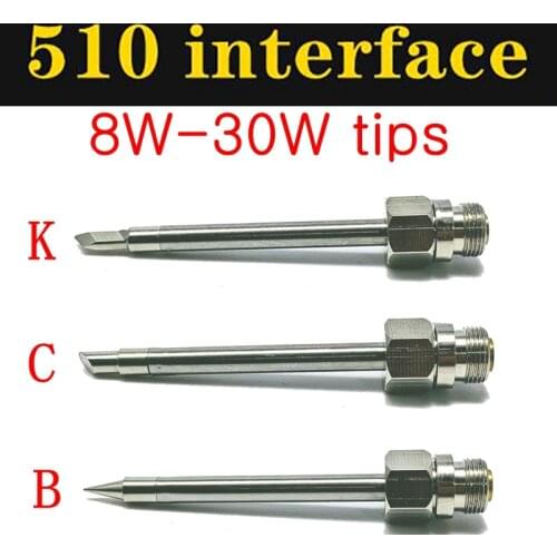 510 interface mini portable USB soldering iron tip 5V battery soldering iron tip welding rework accessories 8w-30w