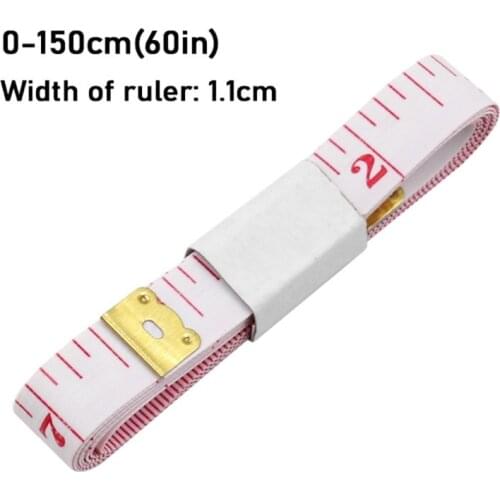 Soft Tape Measure Double Scale Body Measuring Tape Sewing Ruler Fashion Tape Fabric Tape Measure with Double Reading 40JE