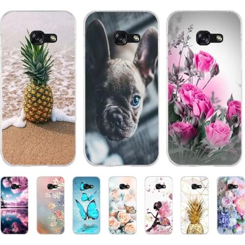 Soft Case For Silicone Back Cover For Cute Phone Cases Cover Bumper for Samsung Galaxy A3 A5 2015 2016 2017 A6 Plus 2018 case
