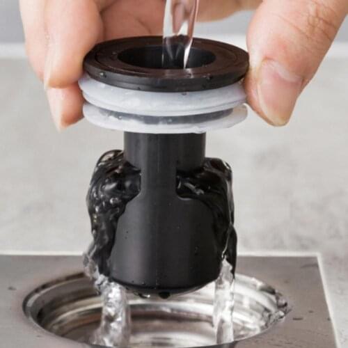 Floor Drain Shower Drain Hair Stopper Catcher Sink Strainer Drain Protectors Bathroom Toilet Tub Kitchen Anti-Odor Floor Drain