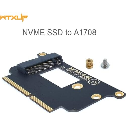 M2 SSD Adapter For Macbook A1708 NVMe M.2 NGFF SSD to 2016 2017 MacBook Pro A1708 SSD Adapter Card for Apple Macbook 1708 Laptop