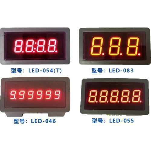 RS485 Serial Port Meter LED Digital Tube Display RS232 TTL Display Module PLC Communication MODBUS RTU ASCII DC 5V 12V 24V