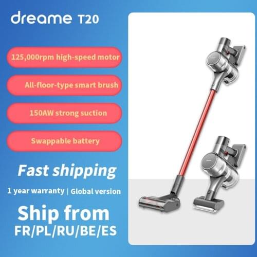 Dreame T20 Handheld Cordless Vacuum Cleaner Intelligent All-surface Brush 25kPa All In One Dust Collector Floor Carpet Aspirator