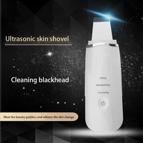 Ultrasonic Facial Skin Scrubber Ion Deep Facial Cleaning Blackhead Remover USB Charging Skin Care Portable Beauty Instrument