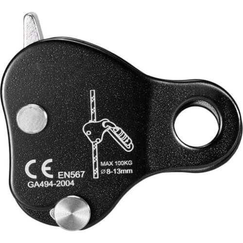 Rope Ascender,Rock Climbing Tree Arborist Rope Grab Self-Locking Rope Grip for Outdoor Climbing and Rescue 8-13MM