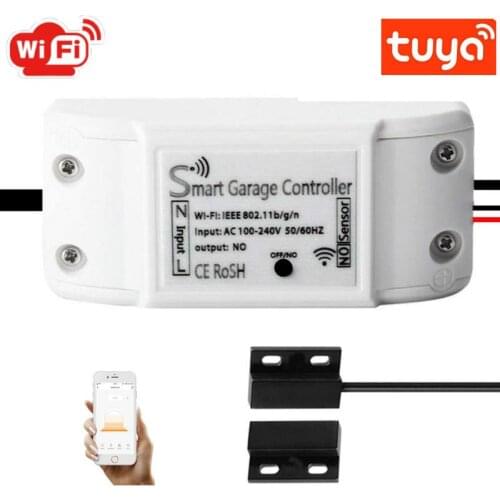 Wifi Smart Garage Door Opener Controller Switch Tuya/smart Life App Remote Control Smart Home Voice Works With Alexa Google Home