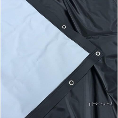 100 inches 4:3 PVC Gray Soft Curtain Fabric HD Front Video Projection Screen Wall Mounted for Home Theater Projector Data Show