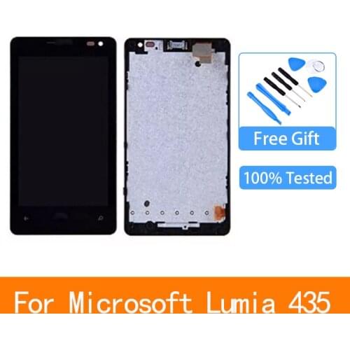 For Microsoft Nokia Lumia 435 LCD Display with Touch Screen Digitizer Assembly
