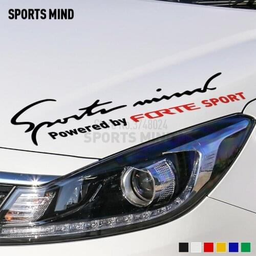 10 Pieces Customizable Sports Mind Car Styling Automobiles Car Sticker Decal For kia forte cerato forte stickers car accessories
