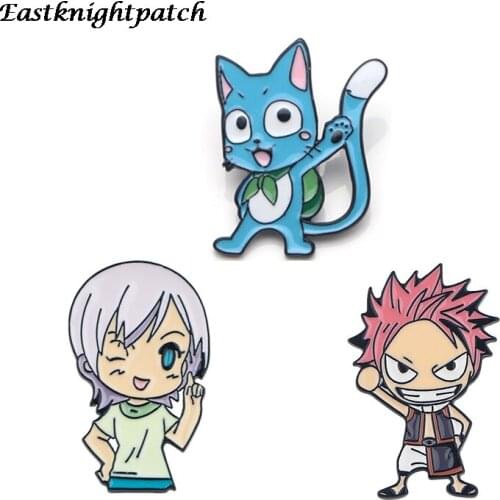 12pcs/lot E2839 Anime Metal Pin Backpack Badge Hat Pin Women and Men lapel Pins Collar Brooch