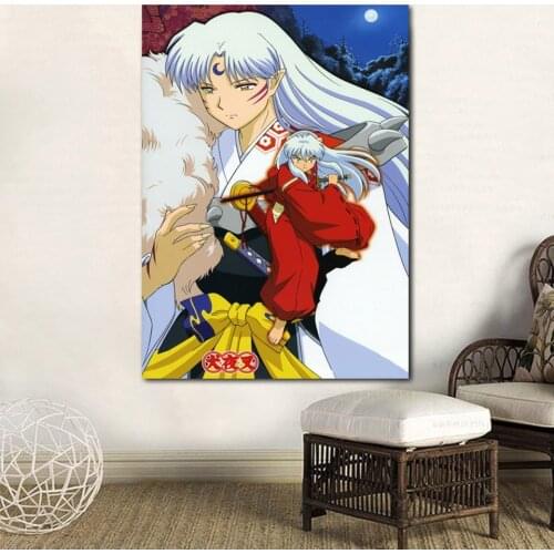 5D Diamond Painting Inuyasha Anime Nordic Diamond Mosaic Full Square/Round Drill Cross Stitch Embroidery Home Decor Painti