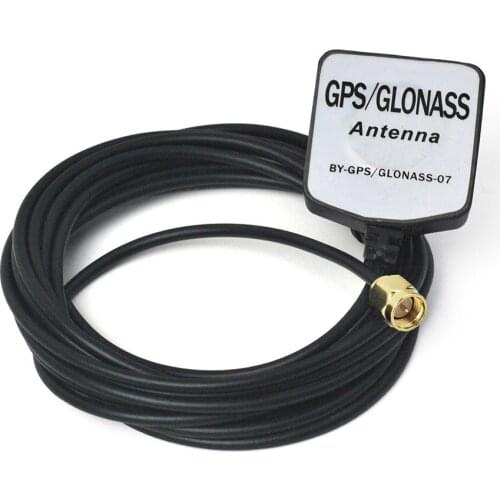 Superbat 1575MHZ/1602MHz Mini GPS GLONASS Antenna SMA Plug Connector 3M 50 ohm for Glonass Russian Antenna Aerial Signal Booster