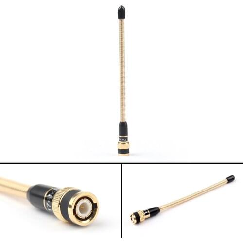 Artudatech 1Pcs Walkie Talkie Radio Antenna BNC Male Plug 136-174MHZ For IC-V8 IC-T3H