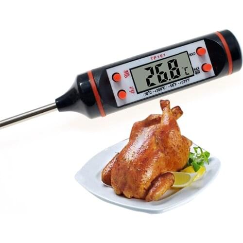 New Digital Kitchen Thermometer Cooking Barbecue Picnic Food Temperature Measuring Instrument Range -50 To +300 Degree