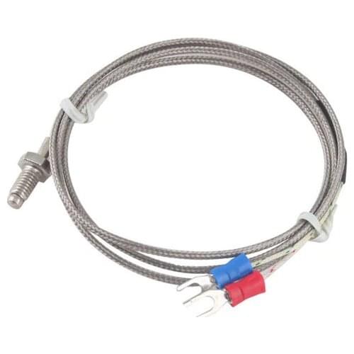 1M/2M/3M K Type Thermocouple Control Thread M6 Screw Probe Temperature Sensor Temperature Controller 0-400C Sensor Probe