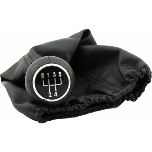 For VW GOLF 3 MK3 92-98/GOLF 3 MK3 Varaint 94-99/VENTO 92-98/Jetta 94-99 New 5 Speed Car Gear Shift Knob PU Leather Boot