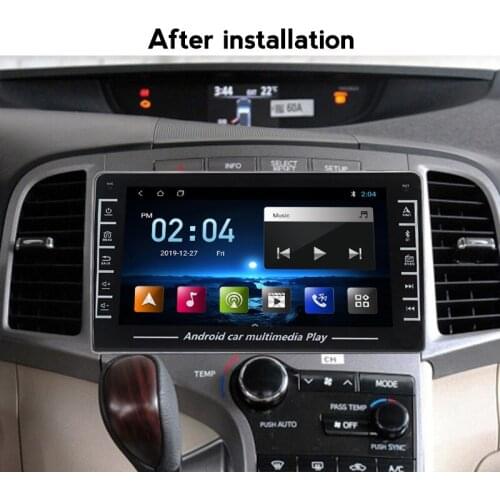 Multimedia Video Player GPS For Toyota Venza 2008 - 2016 Car Radio Android 2 Din Auto Audio Tap Recorder With Camera Dvr Wifi FM