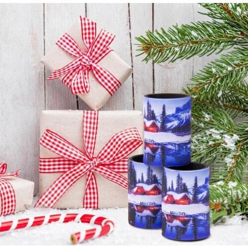 NEYGU Practical and Multi-Functional Drink Insulator Neoprene Holder, can be used as Desk container, Christmas New-Year-Decor
