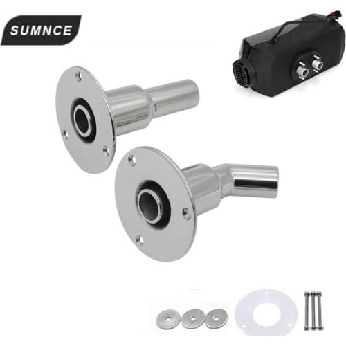 Stainless Steel 316 Thru Hull Exhaust Fitting Tube Pipe Socket Hardware Part of Air Diesel Heater For Boat Truck