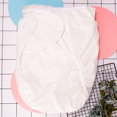 Free Shipping FUUBUU2016-White-L-XL free adult diapers pvc adult diaper cloth diaper adult incontinence pants for adults ABDL