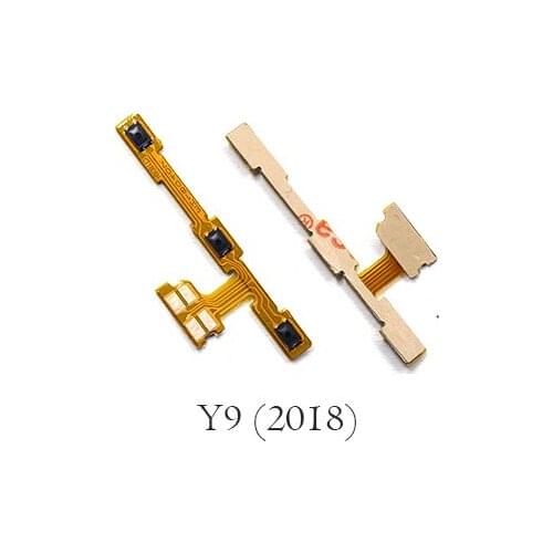 Power on off side button volume + - strip flex cable replacement for Huawei Y9 2018