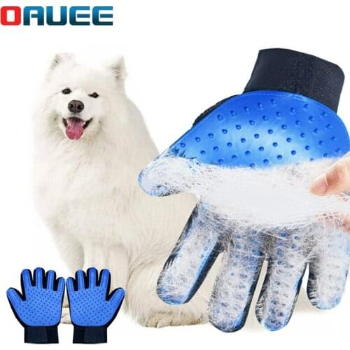 Pet supplies comb clean massage pet bathing gloves comb sticky hair cat and dog hair removal gloves Cat Dog Removal Hair Gloves