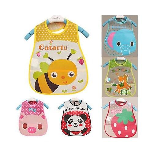 Unikids Fashion 1pcs Toddler Infant Soft Baby Bib Waterproof Saliva Towel Cotton Comfort Baby Minion Clothes