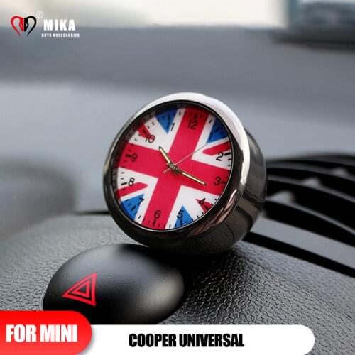 Universal For Mini Cooper F55 F56 R55 R56 R60 Watch Clock Zinc Alloy Stickers Electronic Interior Car Styling Auto Decoration