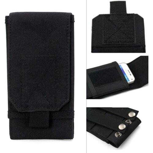 Universal Outdoor Army Mobile Phone Bag Belt Loop Hook Case Pouch Holster Sports Tactical Waist Bags Pocket Cover Case