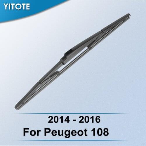 YITOTE Rear Wiper Blade for Peugeot 108 2014 2015 2016 2017