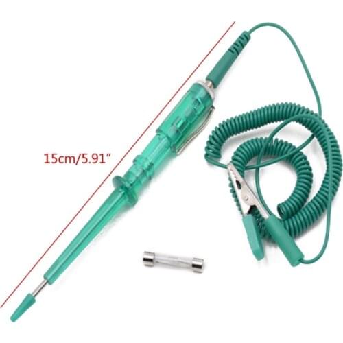 Green DC 6V-12V-24 Volts Voltage Gauge Test Pencil Detector Car Circuit Tester B36B
