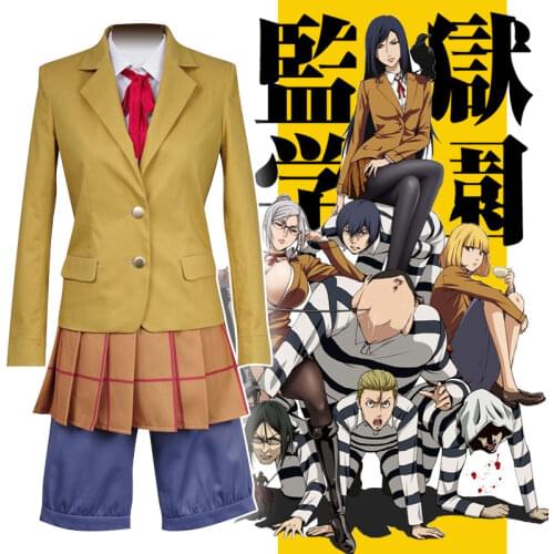 Kangoku Gakuen Prison School midorikawa hana Cosplay Costume Anime Custom Made
