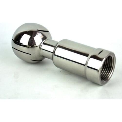 Free shipping 3/8'' DN10 Female Thread CIP Tank Cleaning Rotating Spray Ball SS 304