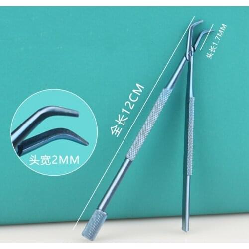 Blade holder Straight stainless steel ophthalmic microscopy instrument Fixed blade clamp pin pliers to hold the blade