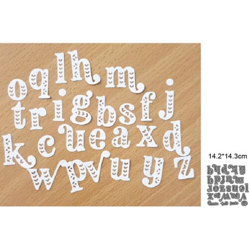 Alphabet Letter Metal Cutting Dies for DIY Scrapbooking dies Photo Card Making Decorative Craft Embossing Die Cuts Stencils dies