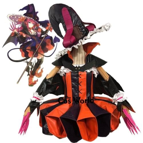 FGO Fate Grand Order Halloween Hallowmas Caster Elizabeth Bathory Stage 1-3 Dress Uniform Games Anime Customize Cosplay Costumes