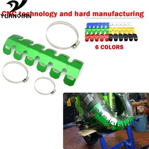 Motorcycle Exhaust Muffler Pipe crash Leg Protector Heat Shield Cover For Kawakaki VERSYS 650 1000 Stroke Dirt Pit Bike Off Road