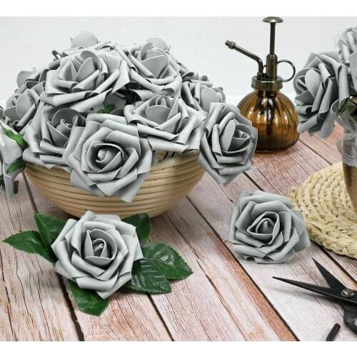 30PC artificial foam flower fragrance sheet holiday decoration, party, wedding carton packaging, home decoration
