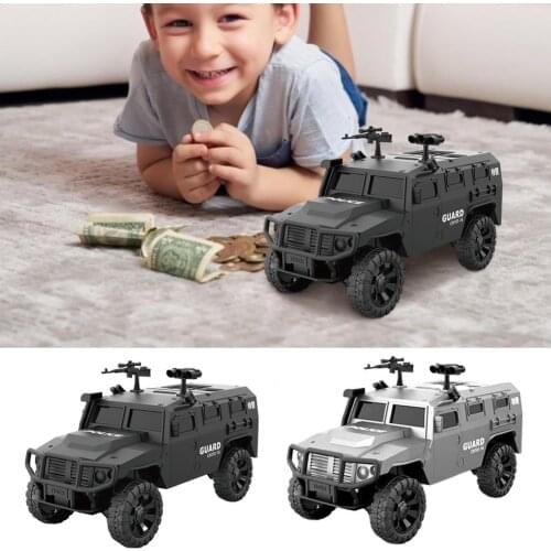 Car-shaped Money Boxes Simulated Face Recognition Electronic Piggy Bank ATM Toy Cash Box Money Box Piggy Bank Gift For Kids