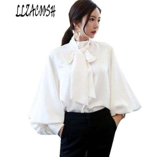 Блузки с бантом LLZACOOSH China At AliExpress