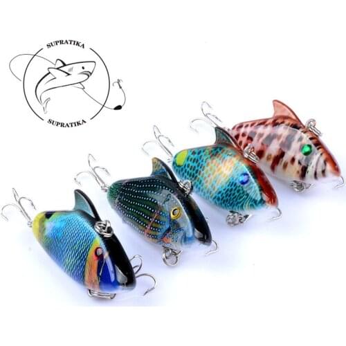 4Pcs/Lot Slow Sinking Vib Crankbait Lifelike Fishing Lure 5.5cm/7.9g High Quality Fishing Bait Hard Fish Wobbler Pesca