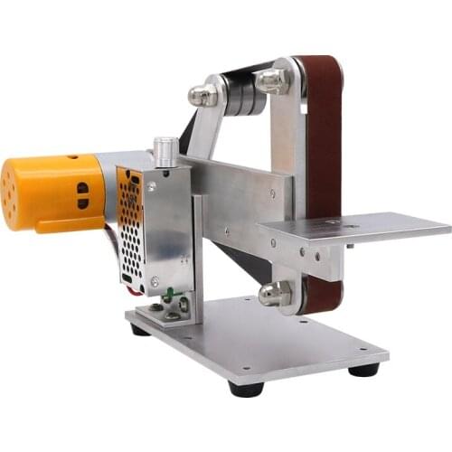 Micro belt machine, small mini polishing, household use, sanding machine, desktop electric, DIY sharpening, cutting edge