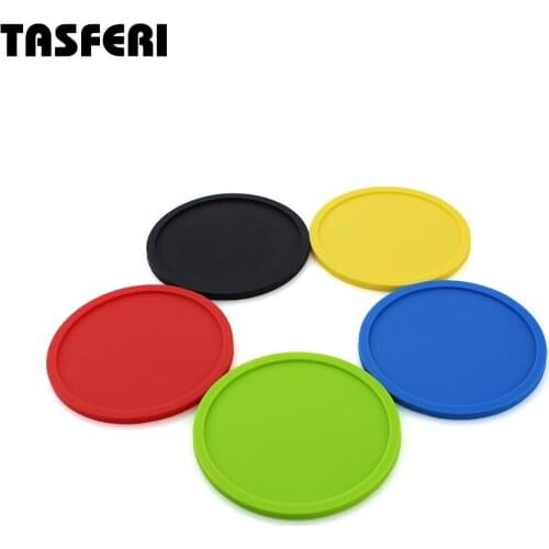 Reusable Silicone Drink Coaster Placemats Table Dinner Coffee Tea Mug Placemat Silicone Cup Pads Set for Kitchen utensils