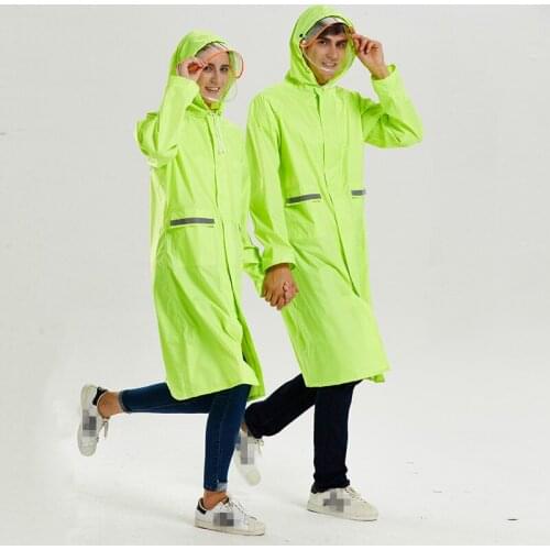 New Raincoat Women and Men Fashion Rainwear Rain Poncho coat Hiking Cloak Windproof waterproof Rainproof raincoats