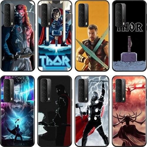 Marvel Avengers Thor For Huawei Y9A Y9S Y9 Y8P Y8S Y7A Y7P Y7 Y6 Y6P Y6S Y5P Y5 Prime Pro 2019 2020 Soft Phone Case