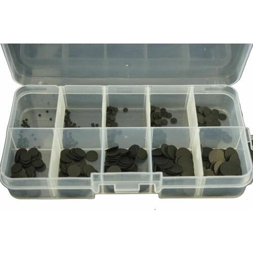 100Pcs 1.5~10mm Keypad Repair Kit Remote Control Conductive Rubber Buttons