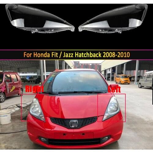 Headlamp Lens For Honda Fit / Jazz Hatchback 2008 2009 2010 2011 Headlight Cover Replacement Front Car Light Auto Shell